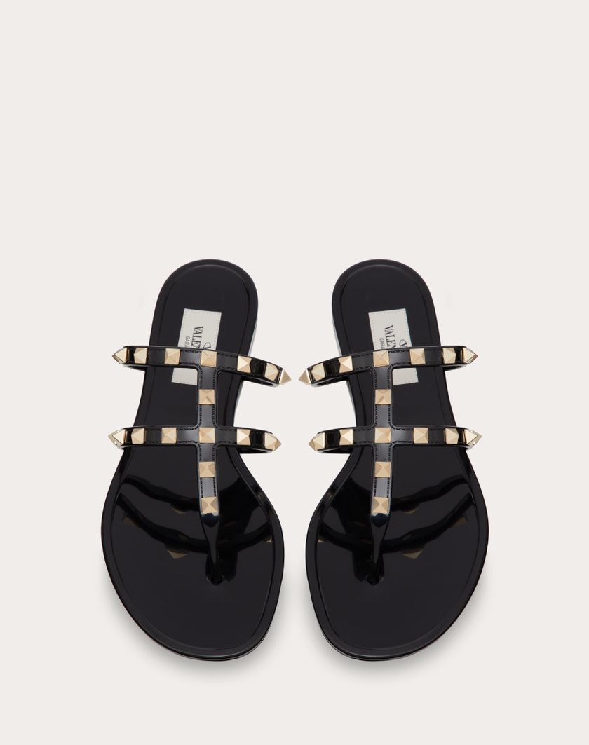 ROCKSTUD FLAT RUBBER SANDAL - Image 4